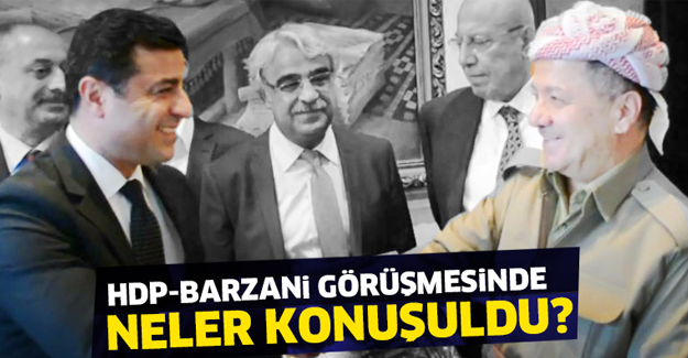 HDP-Barzani görüşmesinde neler konuşuldu?