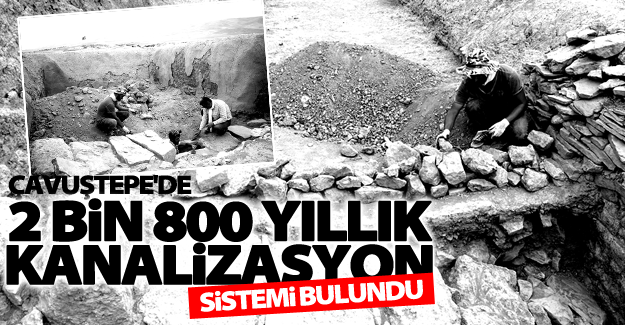 Van'da 2 bin 800 yılık kanalizasyon sistemi gün yüzüne çıkarıldı