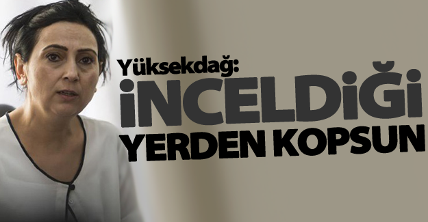 HDP Eş Genel Başkanı Yüksekdağ: “İnceldiği yerden kopsun”