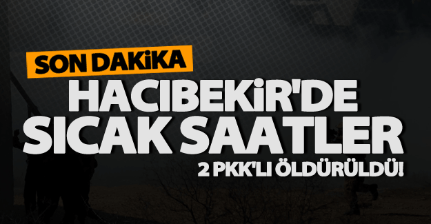 SON DAKİKA! Hacıbekir'de çatışma! 2 PKK'lı öldürüldü