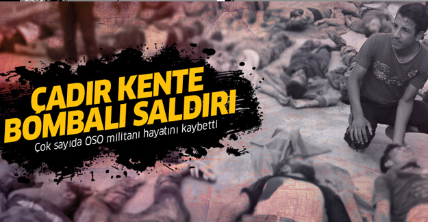 Atme çadır kentine bombalı saldırı