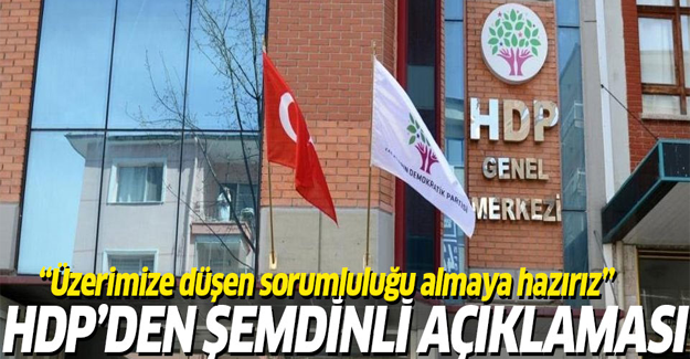 HDP'den Şemdinli açıklaması