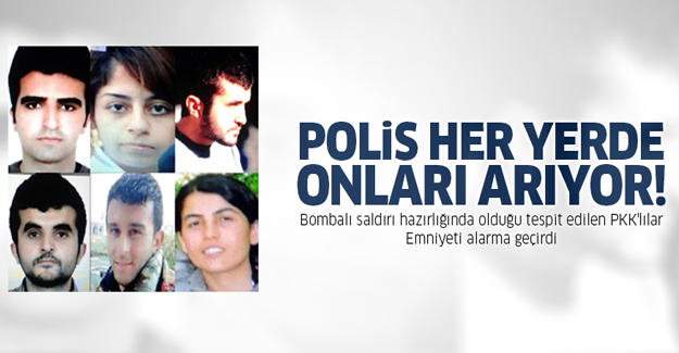 Bombalı eylem hazırlığındaki PKK'lılar polisi alarma geçirdi