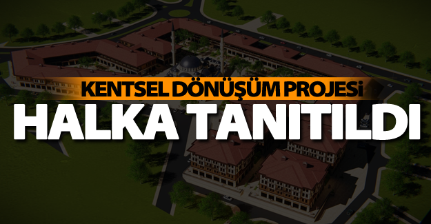 Erciş’te Kentsel Dönüşüm 1. Etap 1. Bölüm Projesi Halka Tanıtıldı