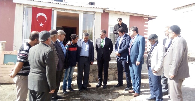 ASP İl Müdürü Koç’tan Muştu’nun ailesine taziye ziyareti