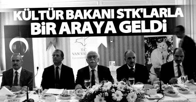 Bakan Avcı STK temsilcileriyle bir araya geldi