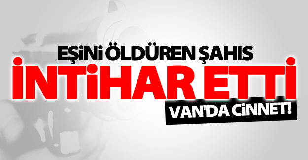 Van cinnet! Eşini öldüren şahıs intihar etti