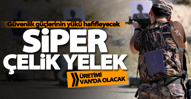 YYÜ'den bir proje daha! Siper çelik yelek