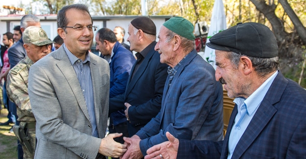 Şehit aileleri yemekte bir araya geldi