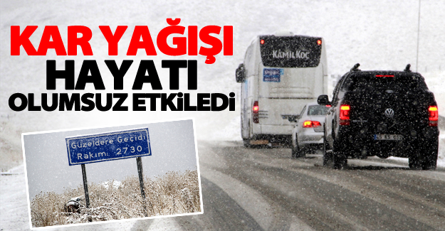 Van'da kar yağışı ve sis hayatı olumsuz etkiliyor!