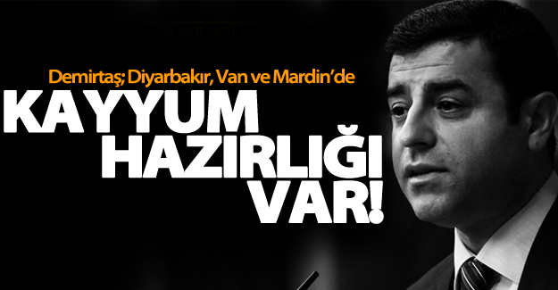 Demirtaş: Van'da kayyum hazırlığı var!