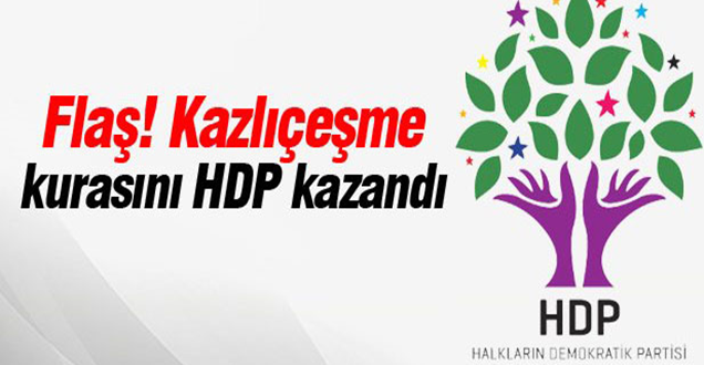 Kazlıçeşme Meydanı Kurayla HDP'nin Oldu!