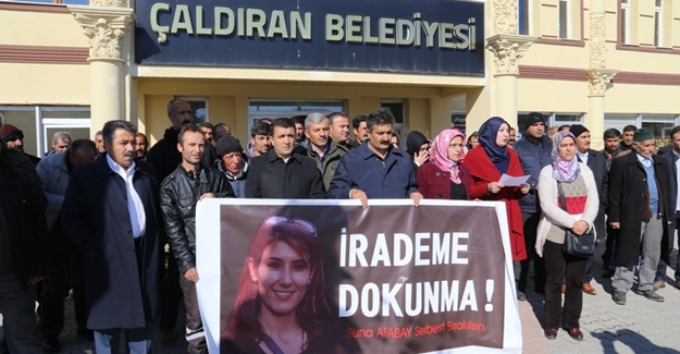 Çaldıran’da Eşbaşkan Atabay’ın tutuklanması Protesto edildi