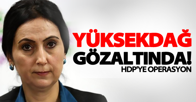 Figen Yüksekdağ gözaltına alındı