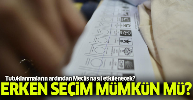 9 HDP'li vekilin tutuklanması ara seçim getirir mi?