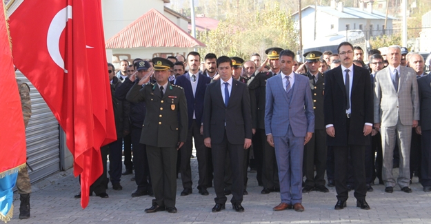 Başkale'de 10 Kasım Atatürk’ün vefatının 78. yıldönümü töreni