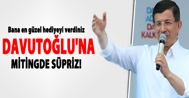 Başbakan Davutoğlu Van'da konuştu!