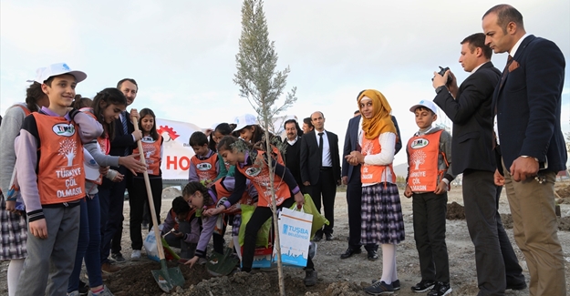 Van Organize Sanayi Bölgesi'nde fidan dikimi yapıldı