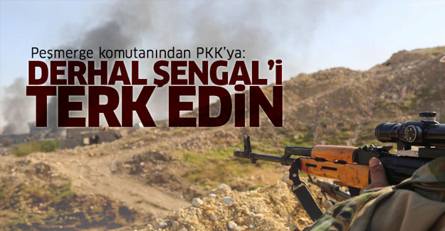 Peşmerge komutanı: PKK, derhal bölgeyi terk etmeli