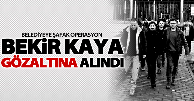 Van Büyükşehir Belediye Başkanı Bekir Kaya gözaltına alındı