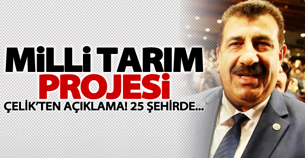 Van'a Milli Tarım Projesi
