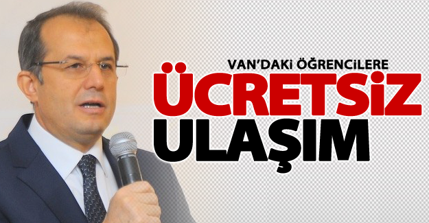 Kayyumdan Van’daki öğrencilere ücretsiz ulaşım