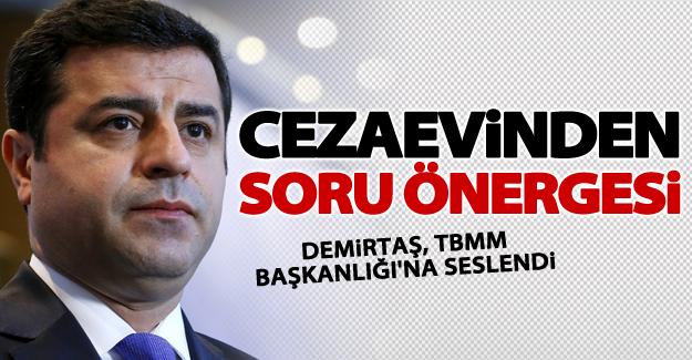 Demirtaş'tan TBMM'ye soru önergesi