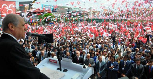 CANLI MHP Erzurum mitingini kesintisiz internetten izle!Bahçeli Erzurum'da