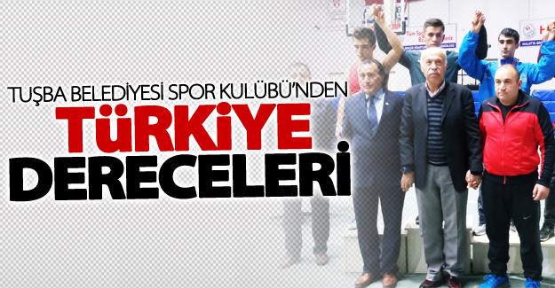 Tuşba Belediyesi spor kulübü’nden Türkiye dereceleri