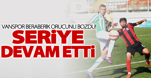 Vanspor beraberik orucunu bozdu!