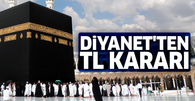 Diyanet'ten Türk Lirası kararı