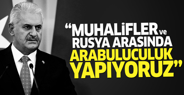 'Suriyeli muhalifler ve Rusya arasında arabuluculuk yapıyoruz'