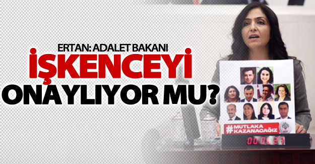 HDP Van Milletvekili Ertan: Adalet bakanı işkenceyi onaylıyor mu?