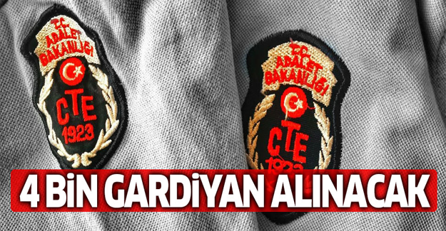 Adalet Bakanlığı'na 4 bin gardiyan alınacak