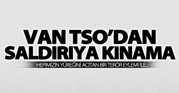 Van TSO İstanbul saldırısını kınadı