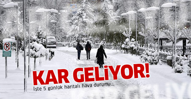 Meteoroloji uyardı! Kar geliyor