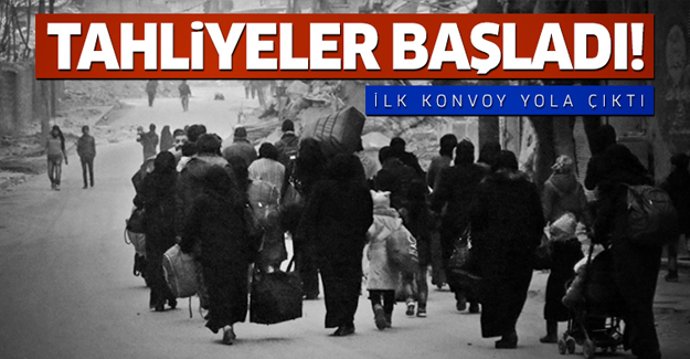 Halep'te tahliyeler başladı!