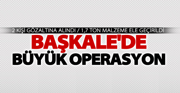 Van'da flaş operasyon! 2 kişi gözaltına alındı