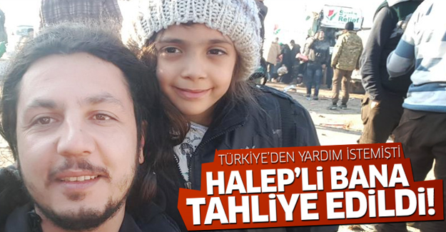 Halepli Bana ve ailesi tahliye edildi