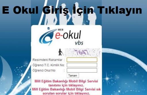 E-Okul Takdir Teşekkür Hesaplama!E-Okul karne notlarını öğrenme VBS girişi! 2015