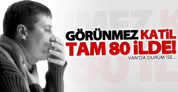Görünmez katil tam 80 ilde! Peki ya Van!