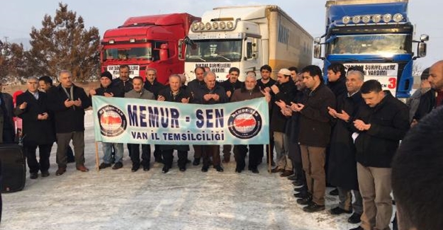 Van Memur-Sen'den Halep'e yardım