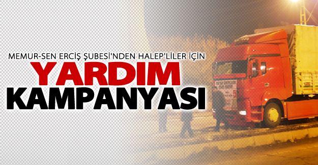 Halepliler için yardım kampanyası