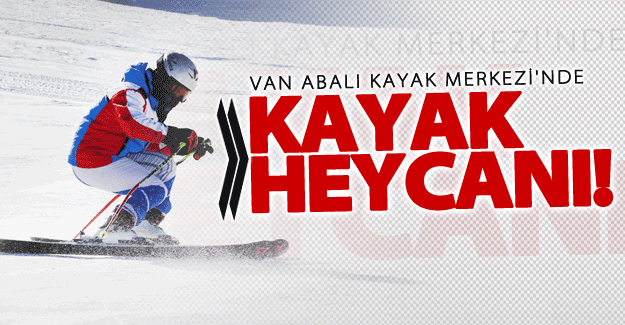Van'da kayak heyecanı