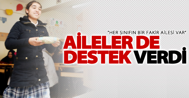 "Her Sınıfın Bir Fakir Ailesi Var"