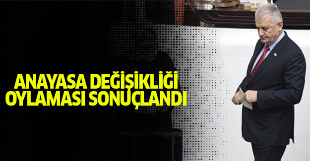 Anayasa değişikliği oylaması sonuçlandı