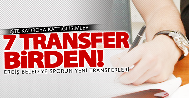 Erciş Belediye Sporun yeni transferleri