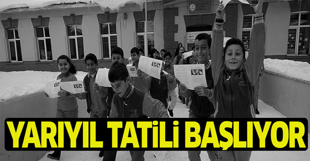 Yarıyıl tatili cuma günü başlıyor