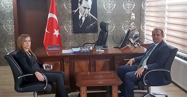 Vali Taşyapan'dan Kaymakam Uçar'a ziyaret
