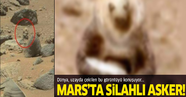 Mars'tan dünyaya gelen sıra dışı görüntüler...